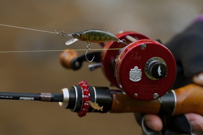 Megabass Great Hunting Huntsman with Great Hunting Humpback Trout Bait